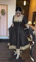 Prachi's' Black Havy Vichitra Royal Elegant Suit Set